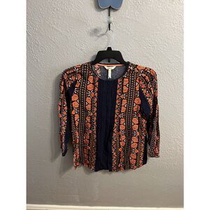 Matilda Jane Women's Top Size Small Floral Fall Long Sleeve‎